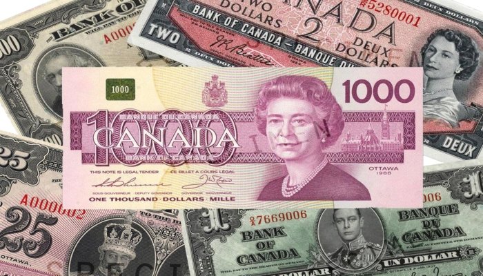 Monedas: Dólar canadiense 