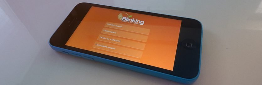 Blinking una aplicación para el flujo de caja