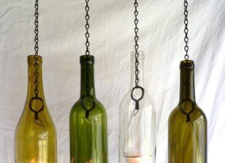 Decorando botellas de vidrio como idea para negocio