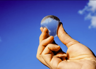 Emprendedores fabrican Ooho, botellas biodegradables