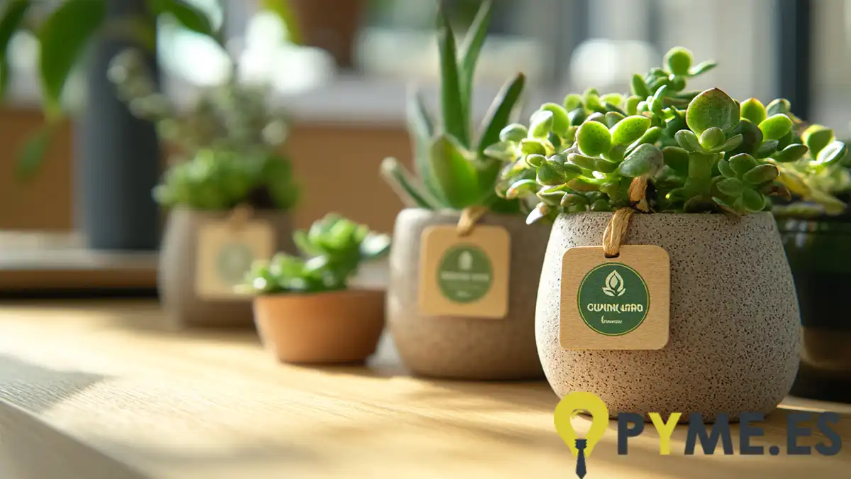 planta como un regalo para un empleado