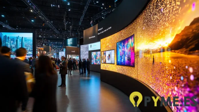 pantalla para stand en Barcelona