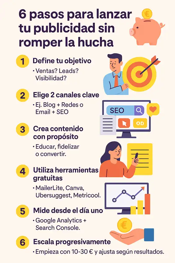 pasos para hacer publicidad digital sin romper la hucha