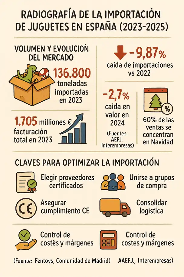 Cómo optimizar la importación de juguetes en España