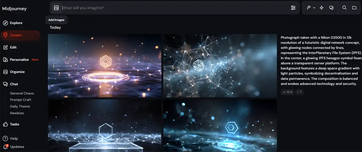 herramienta de inteligencia artificial Midjorney