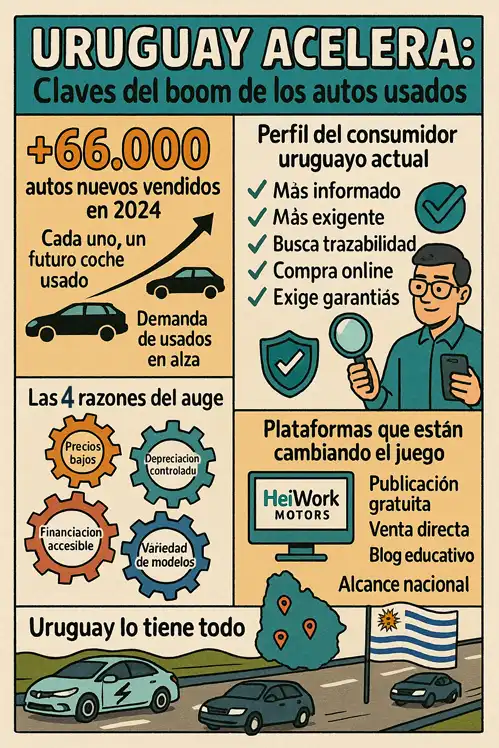 Auge de coches usados en Uruguay