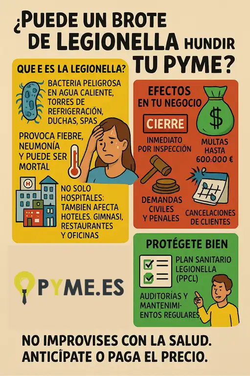 Cómo proteger la reputación de una pyme ante un brote de legionella infografía 2