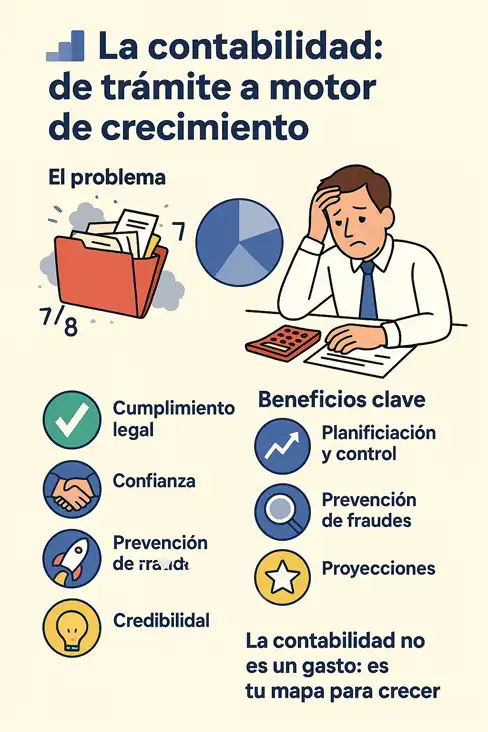 Por qué es importante llevar una buena contabilidad infografía
