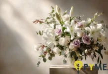 lenguaje de las flores en los momentos de despedida