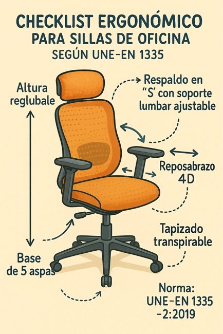 silla ergonómicos para oficinas pymes