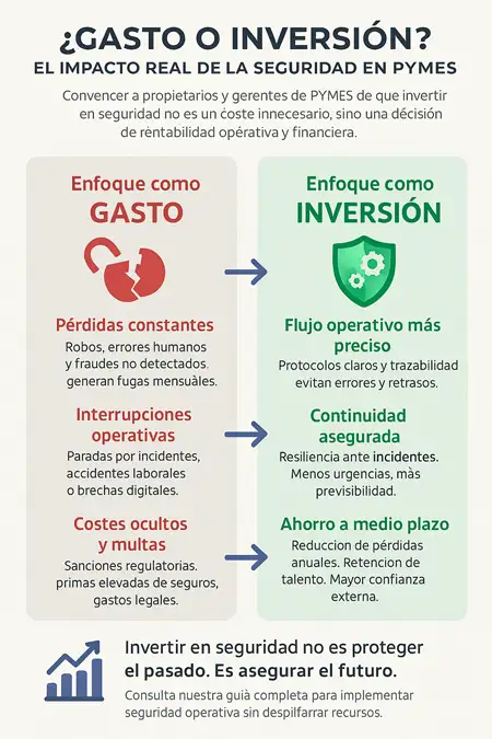 infografía gasto o inversión
