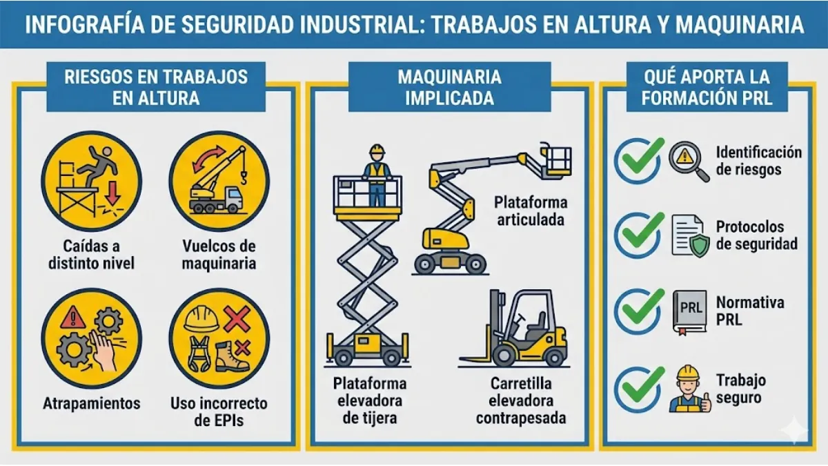 Beneficios de realizar un curso de PRL con maquinaria 2