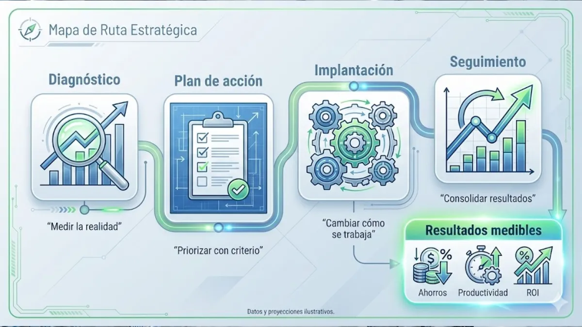 Fases de un proyecto de consultoría industrial