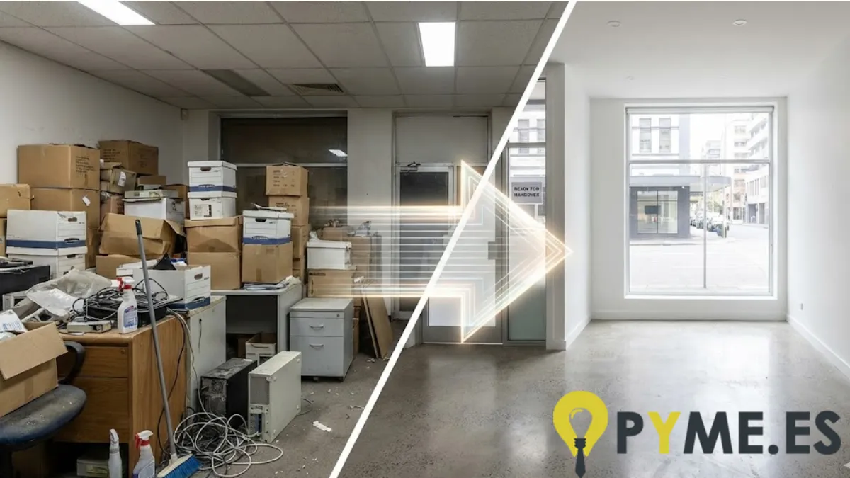 Imagen visual explicativa – Antes _ Después del vaciado