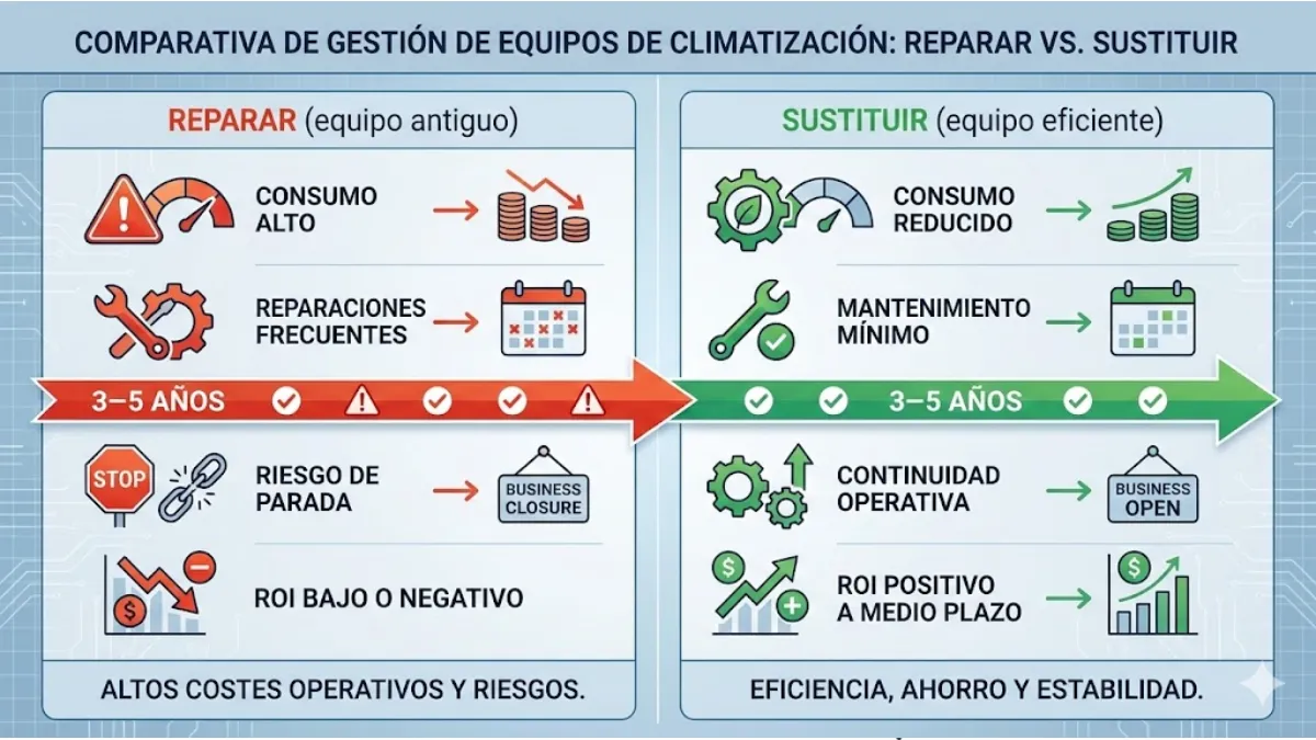 Reparar vs. sustituir_ impacto real en el ROI