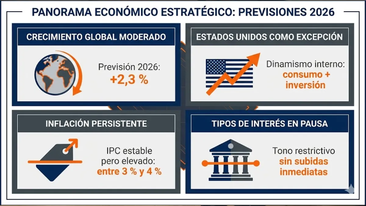 Señales del tablero económico 2026 infografía