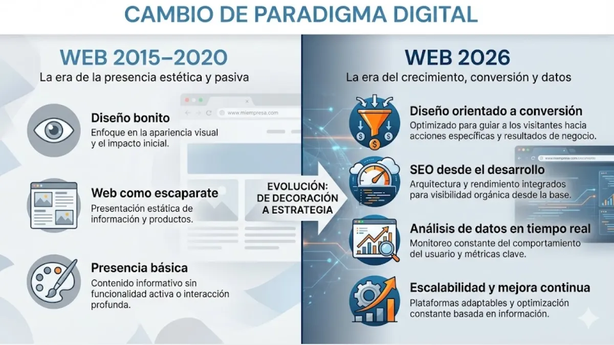 cambio de paradigma digital infografía