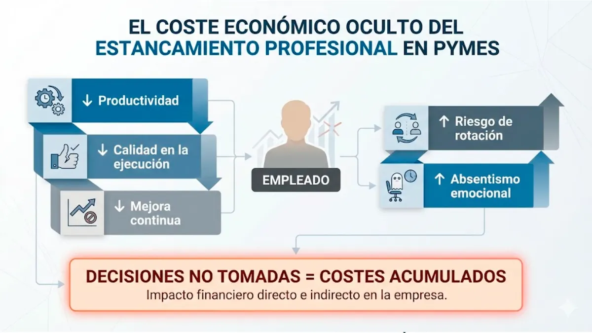 “El coste invisible del estancamiento profesional”