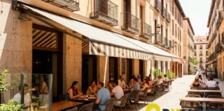 Tipos de toldos más recomendados para terrazas de hostelería en Madrid