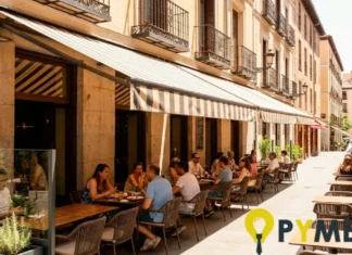 Tipos de toldos más recomendados para terrazas de hostelería en Madrid