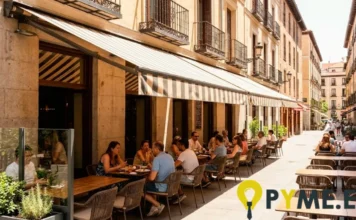 Tipos de toldos más recomendados para terrazas de hostelería en Madrid