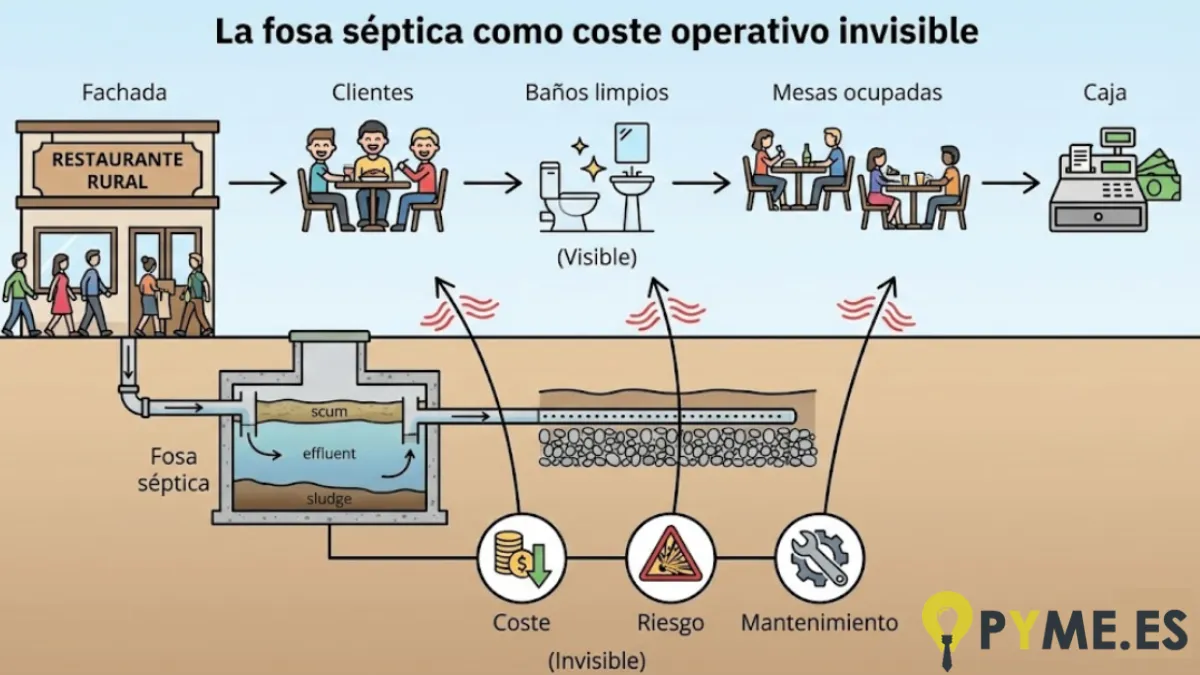 la fosa sética como coste operativo invisible infografía