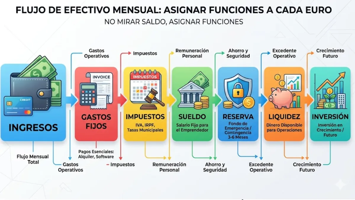 Infografía — “Qué función cumple cada euro”