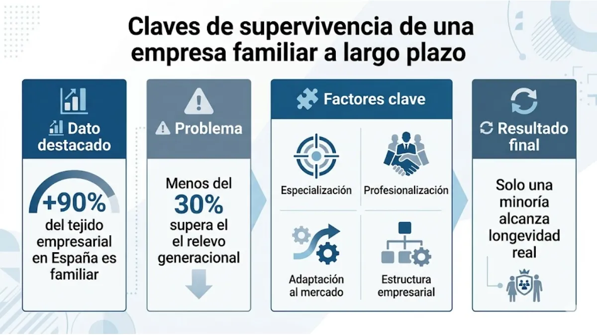 claves de supervivencia empresarial de una empresa familiar