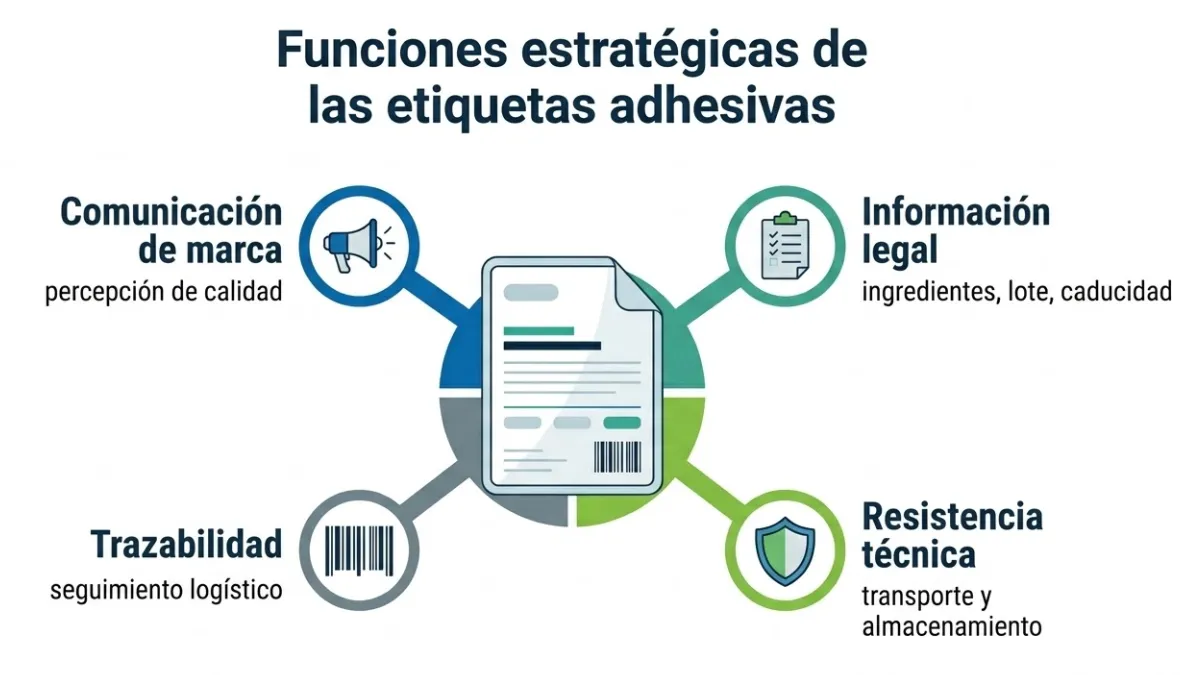 etiquetas adhesivas para productos