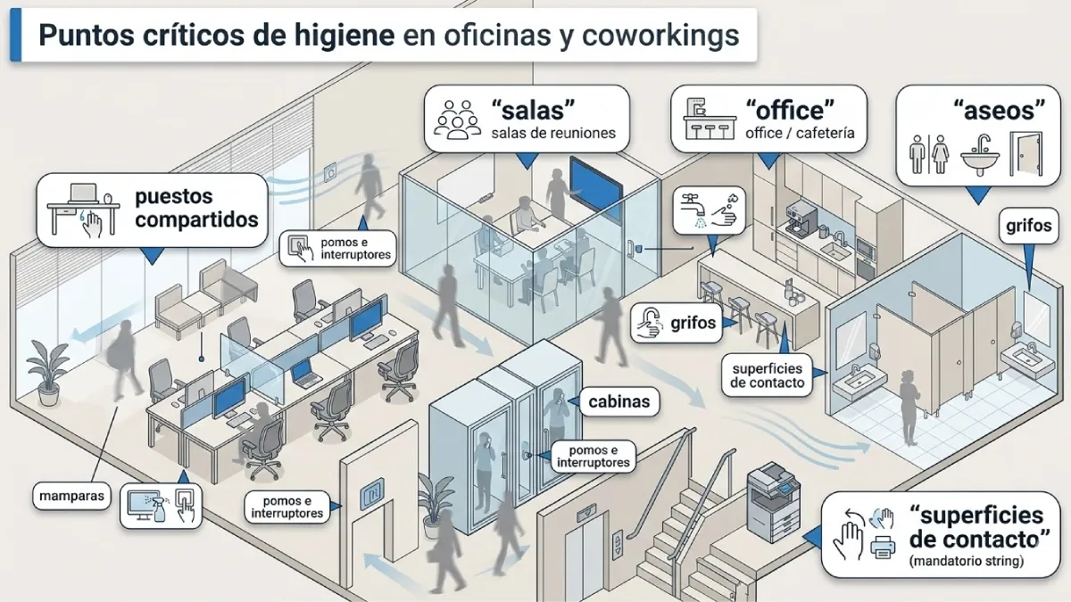 limpieza de oficinas y espacios de coworking