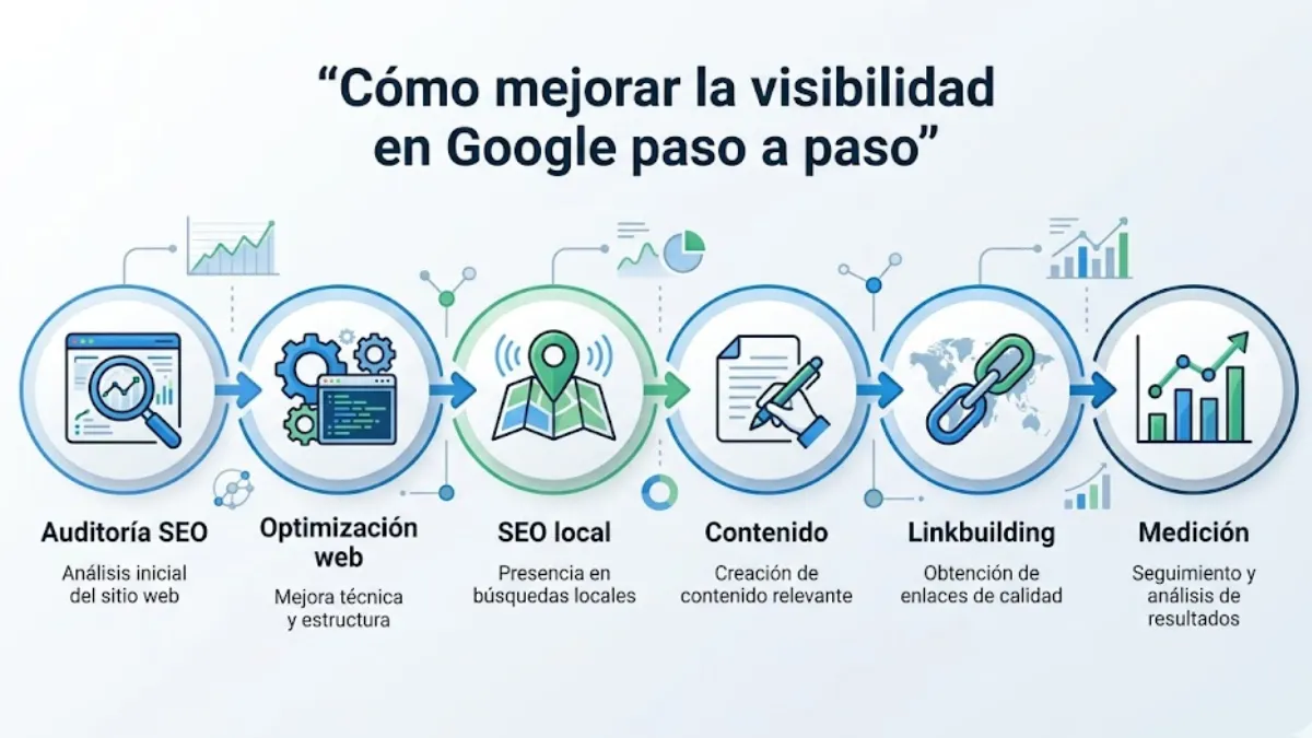 paso a paso para mejorar la visibilidad en Google de un negocio local