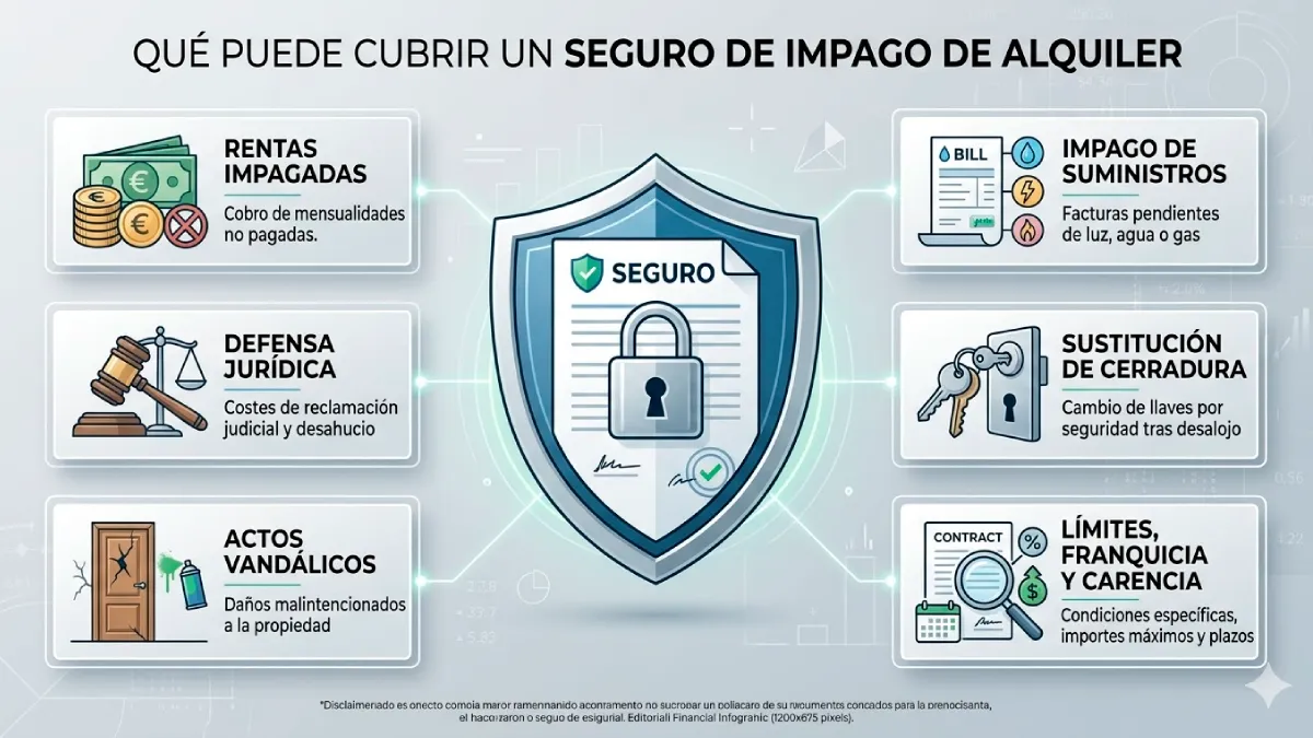 qué cubre un seguro de impago de alquiler