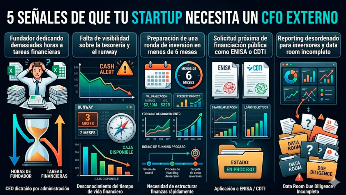 Señales de que tu startup necesita apoyo financiero estratégico