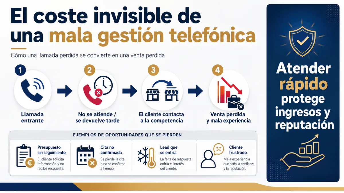 coste de una mala atención telefónica
