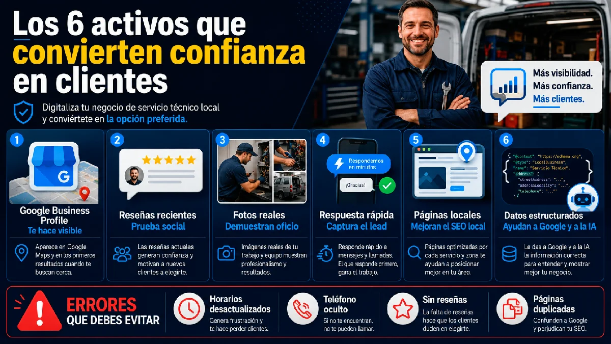 activos que convierten la confianza en una empresa de servicios