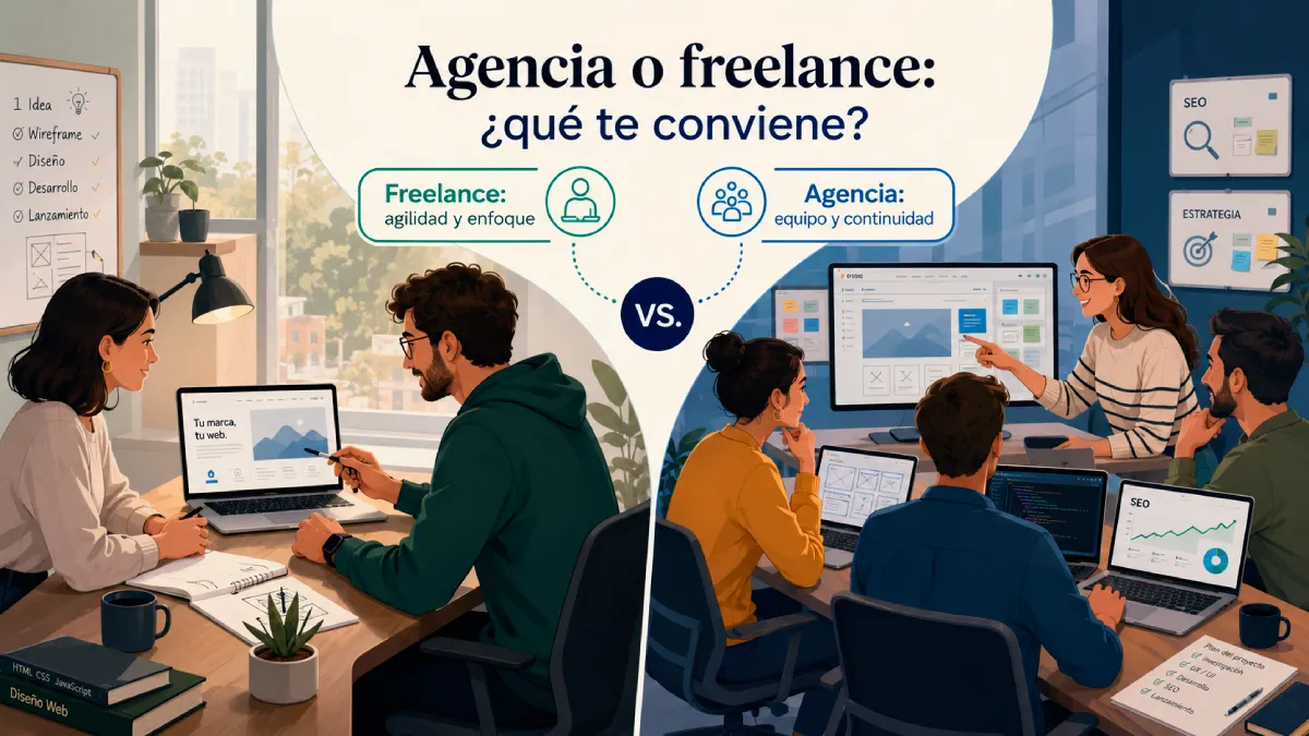 agencia de marketing o profesional freelance