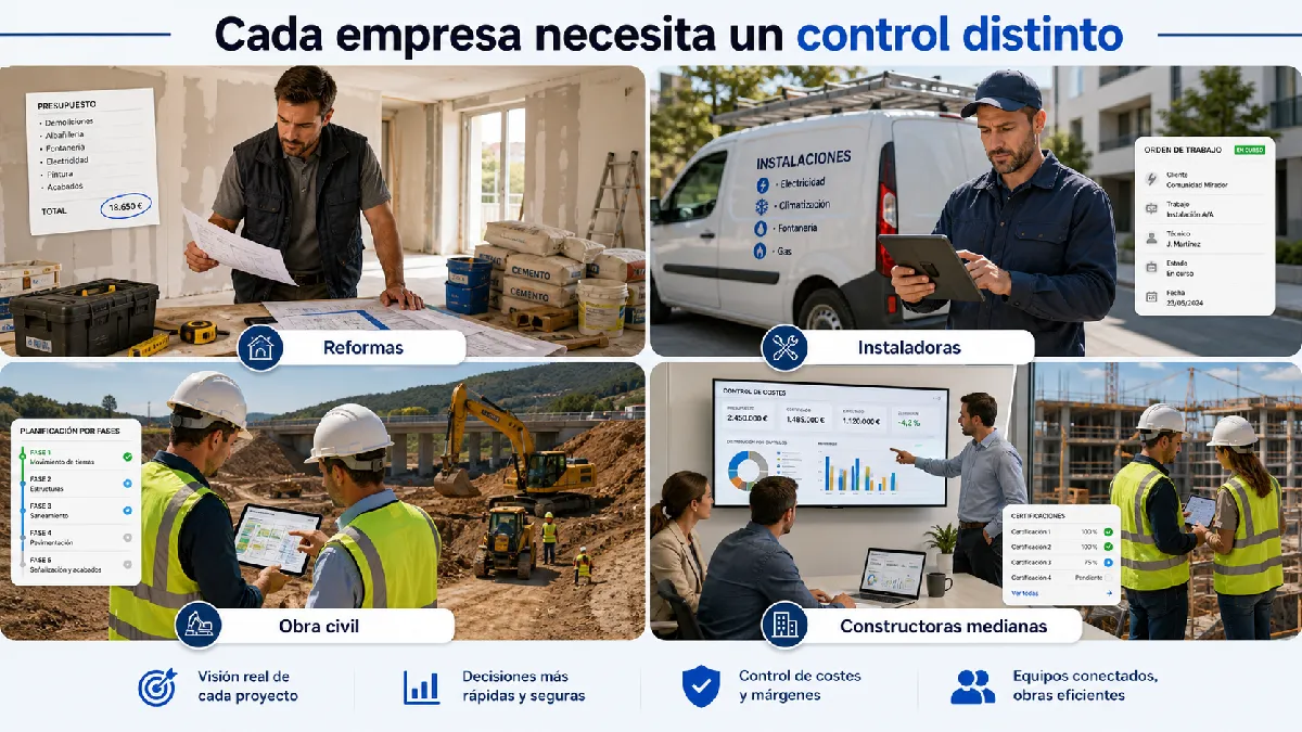 cada empresa necesita un control distinto infografía