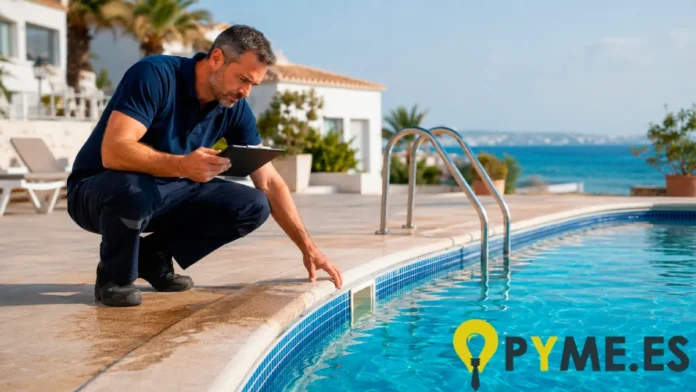 detección de fugas en piscinas de negocios turísticos antes de la temporada alta