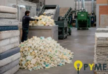 como reciclar colchones usados en aislamiento para construcción