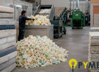 como reciclar colchones usados en aislamiento para construcción