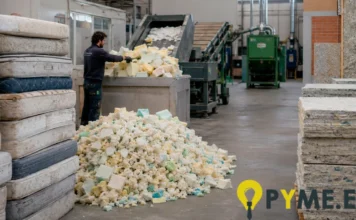 como reciclar colchones usados en aislamiento para construcción