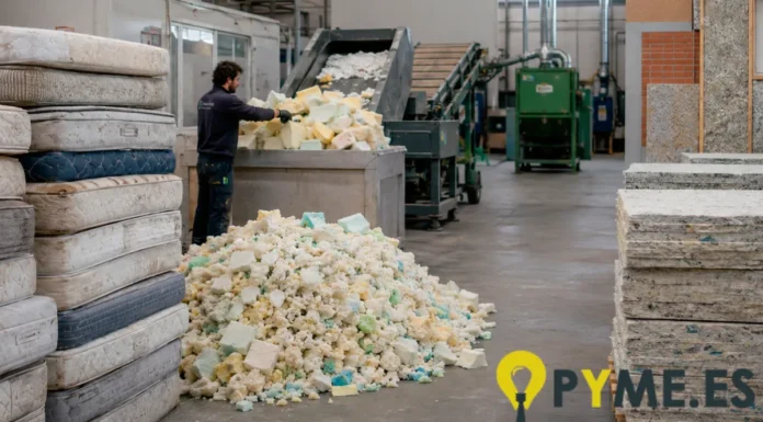 como reciclar colchones usados en aislamiento para construcción