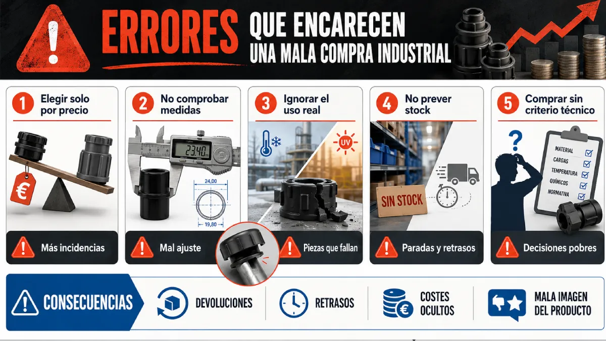 errores que encarecen una mala compra industrial