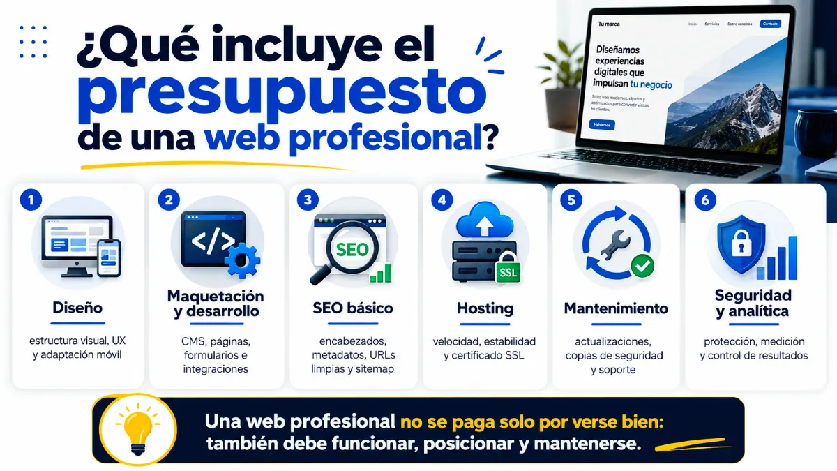 presupuesto de una agencia web profesional