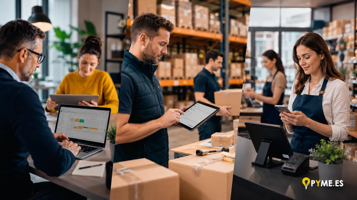 Casos de uso del autoservicio de empleado según tipo de empresa