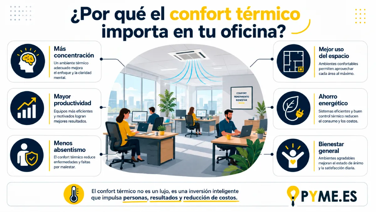 confort térmico en oficinas