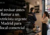 Qué revisar antes de llamar a un electricista urgente en Madrid para tu local comercial qué revisar antes de llamar a un electricista infografía