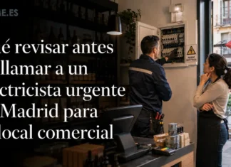qué revisar antes de llamar a un electricista infografía