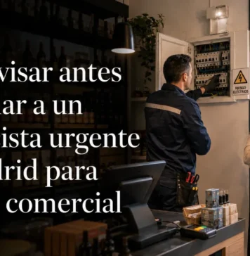 Qué revisar antes de llamar a un electricista urgente en Madrid para tu local comercial qué revisar antes de llamar a un electricista infografía