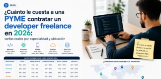 cuánto cuesta contratar un developer freelance en España en 2026